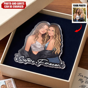 Turn Your Photo Into Art - Personalized Fridge Magnet, Gift for Besties