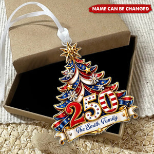Celebrating Freedom Together - Personalized Acrylic Custom Shape Ornament
