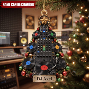 DJ Turntable - Personalized Acrylic Custom Shape Ornament
