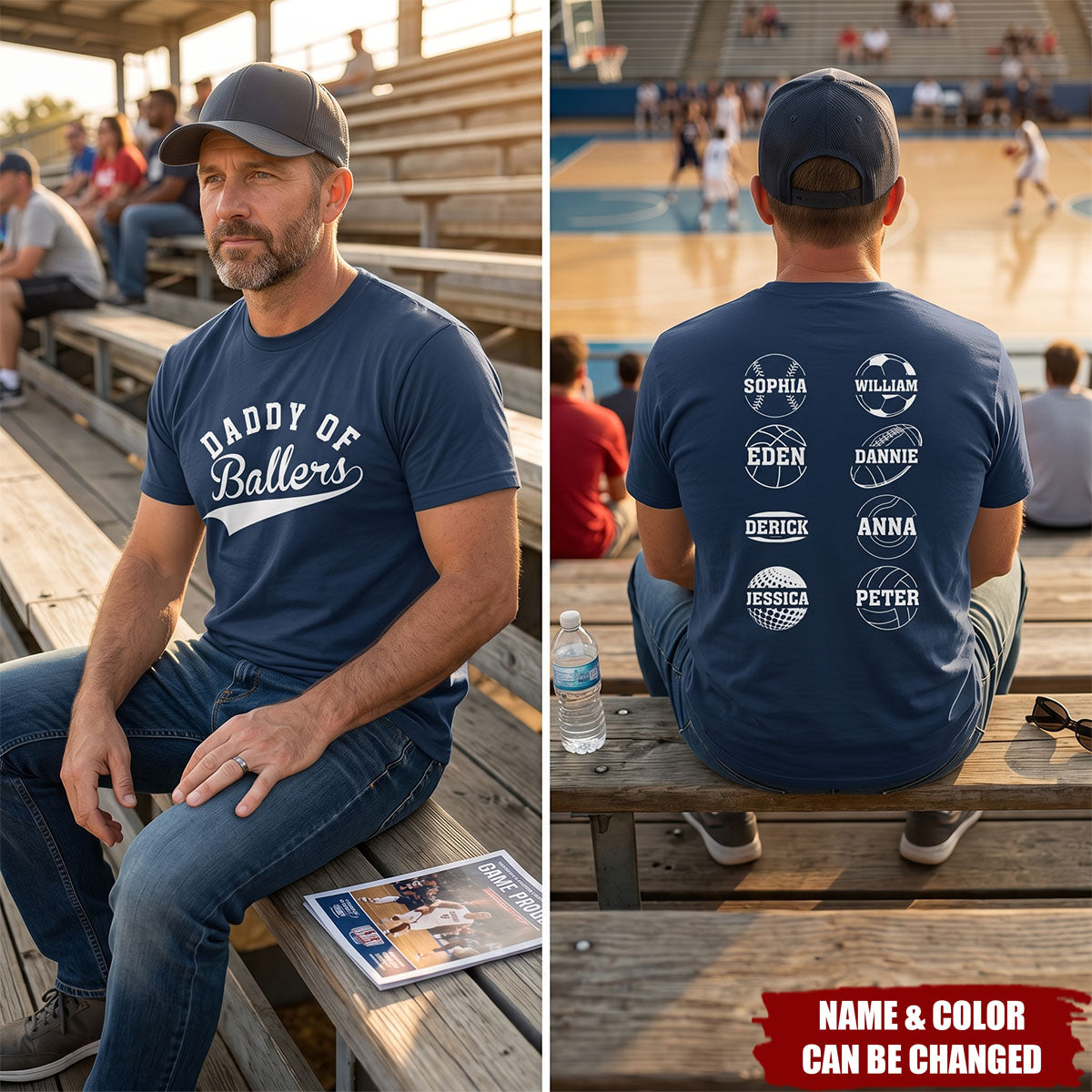 Dad Of Ballers - Personalized Shirt