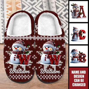 Merry Christmas - Personalized Slippers