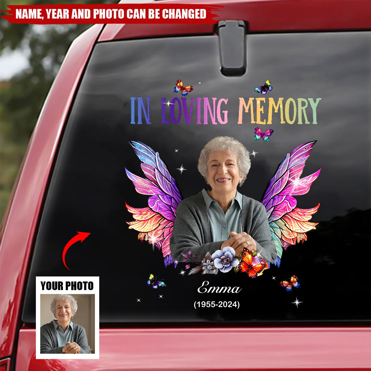 In Loving Memory - Personalized Memorial Decal