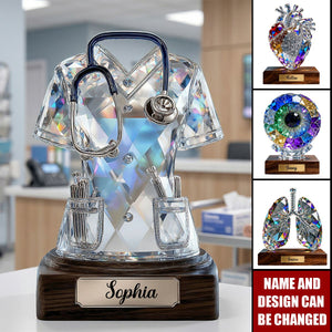 Love Nurse Life - Personalized Nurse Custom Shaped Acrylic Plaque