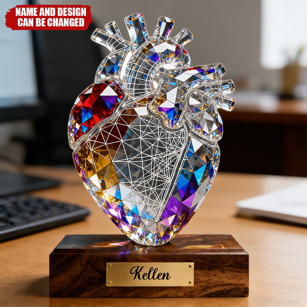 Love Nurse Life - Personalized Nurse Custom Shaped Acrylic Plaque