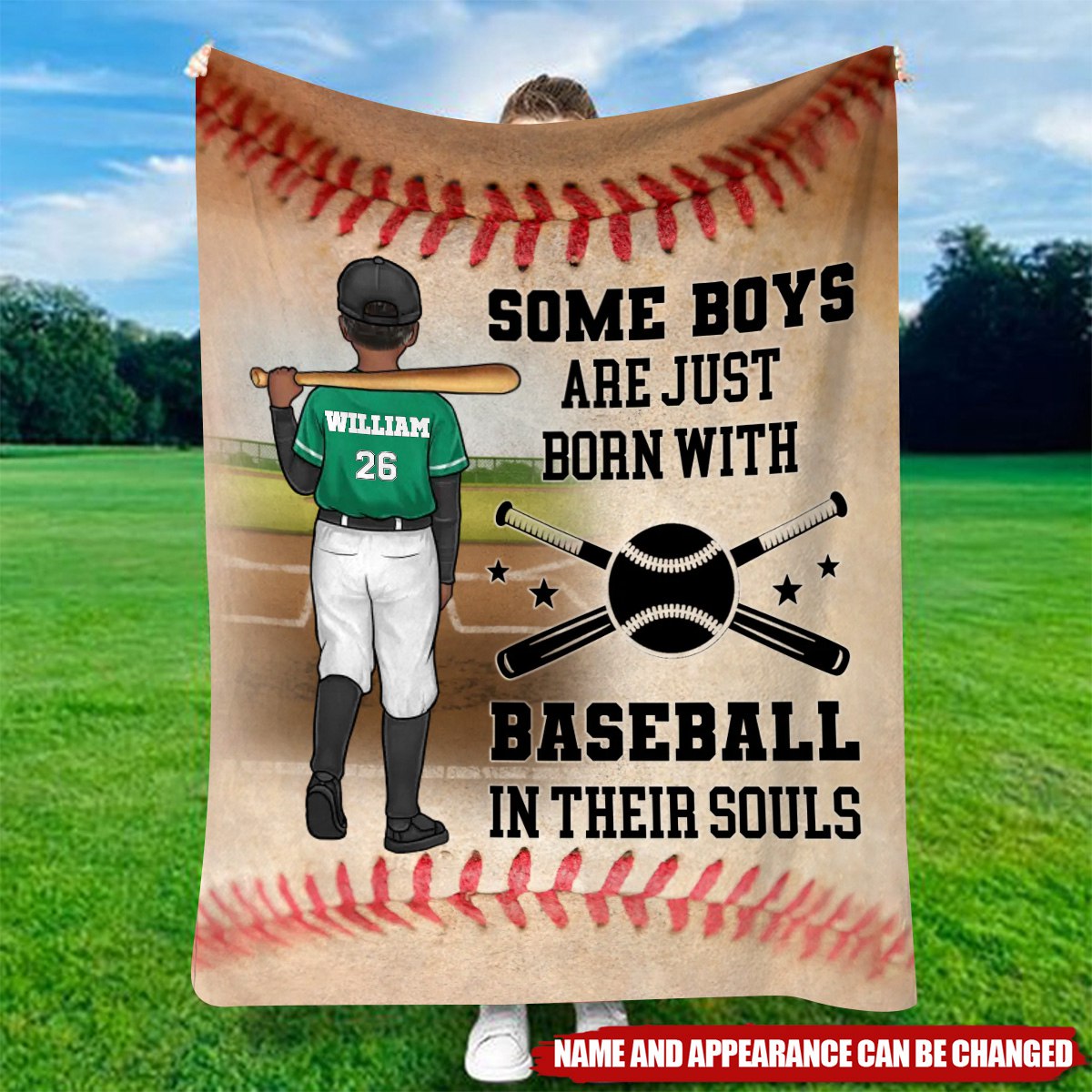 Practice Like You've Never Won - Family Personalized Custom Blanket - Gift For Family Members, Baseball Players, Baseball Lovers