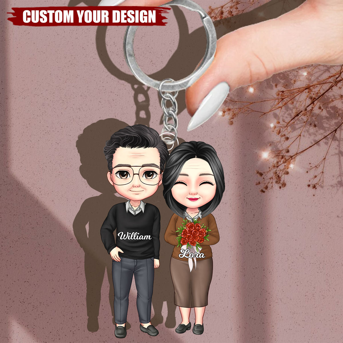 Annoying Each Other For A Lifetime - Couple Personalized Keychain