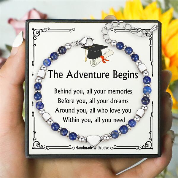 The Adventure Begins - 2025 Graduation Bracelets For Women, Girls Graduates