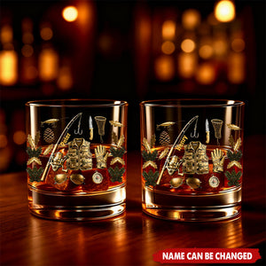Love Fishing - Personalized Fishing Whiskey Glass