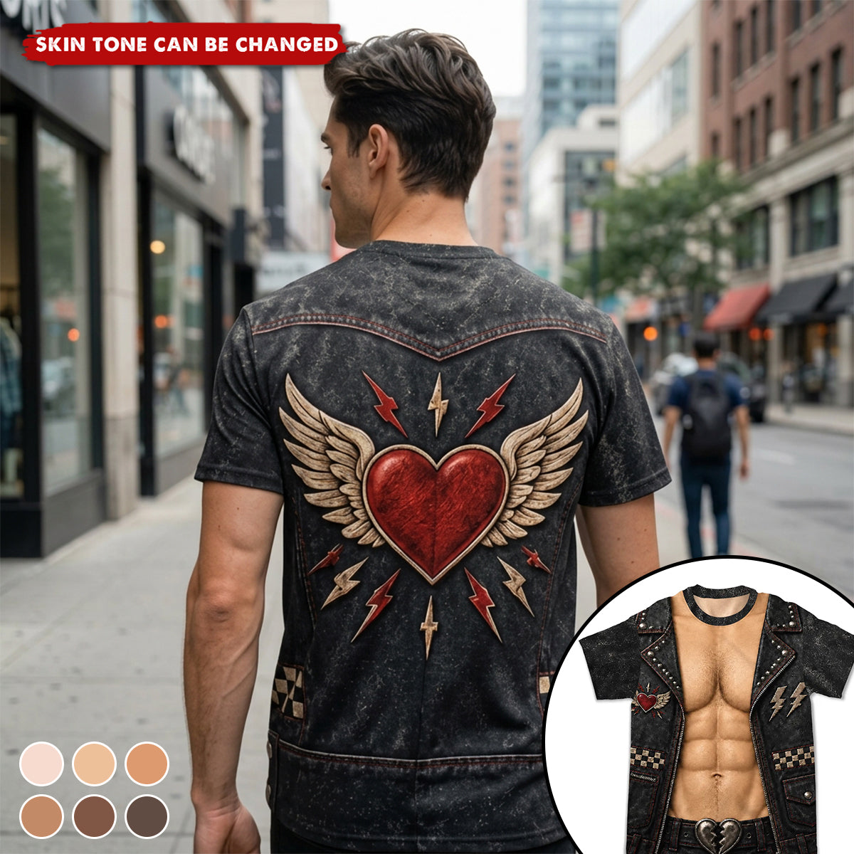 Rockstar Biker - Personalized All-over-print T-shirt