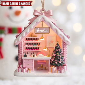 Where Every Nail Is A Masterpiece, Wood Ornament, Gift For Nail Artist