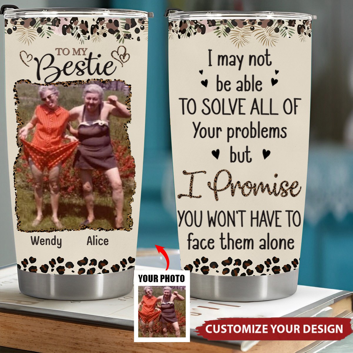 I Love That You're My Soul Sister Personalized Tumbler