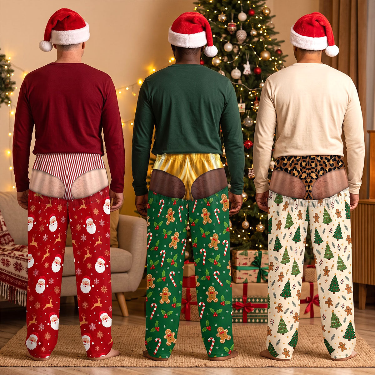 Funny Christmas - Personalized Lounge Pants