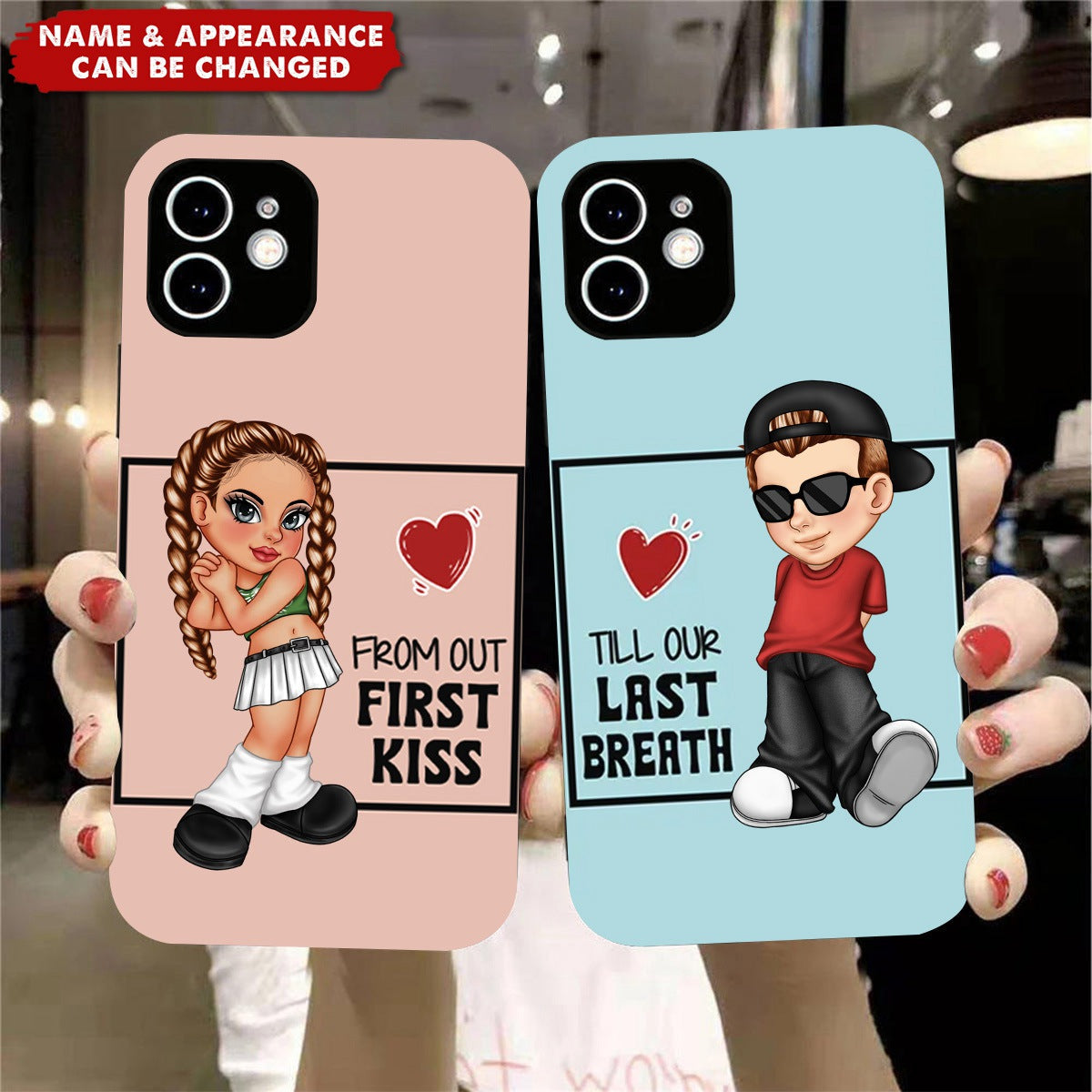 From Our First Kiss Couple - Personalized  Phone Case