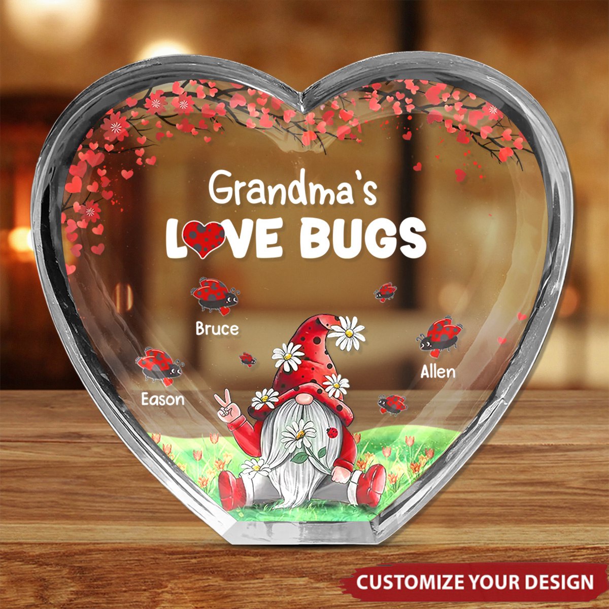 Little Bugs, Big Love - Family Personalized Acrylic Plaque