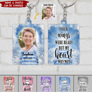 Customizable Memorial Keychain - Personalized Gifts