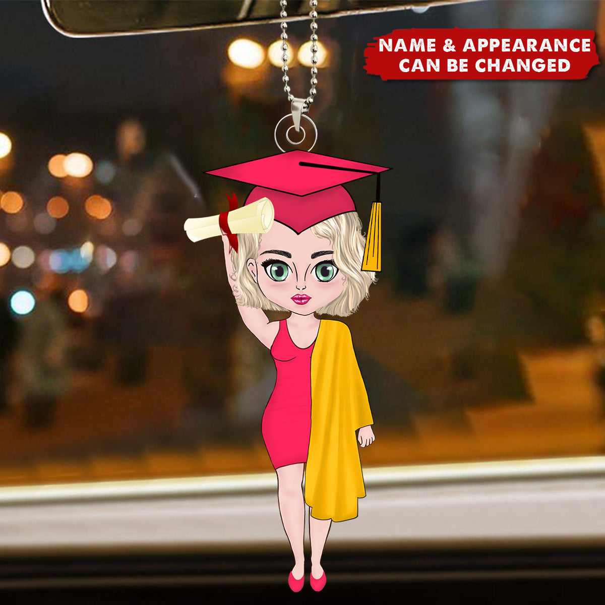 Graduation Girls - Personalized Acrylic Ornament  - Graduation Gifts