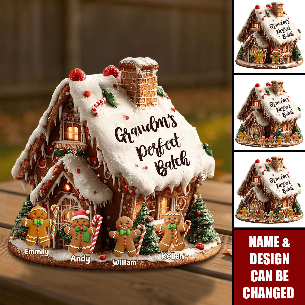 Grandma's Perfect Batch - Personalized Grandma Custom Shaped Acrylic Plaque