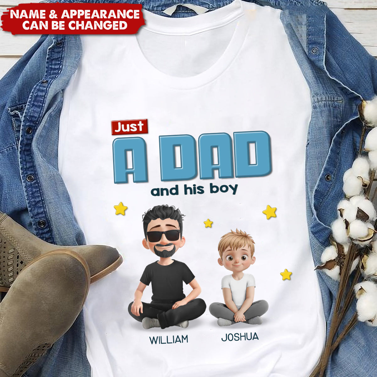 From Father To Son, Love That Lasts Forever - Personalized Shirt- Father's Day, Gift For Dad