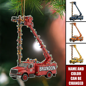 Keep The Lights On - Personalized Christmas Acrylic Ornament