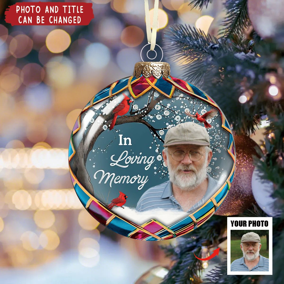 I'm Always With You - Personalized Christmas Acrylic Ornament