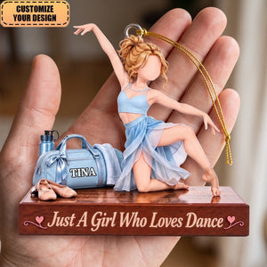Personalized Dancer's Ornament – Custom Name Gift For Dancers, Birthday Present For A Daughter