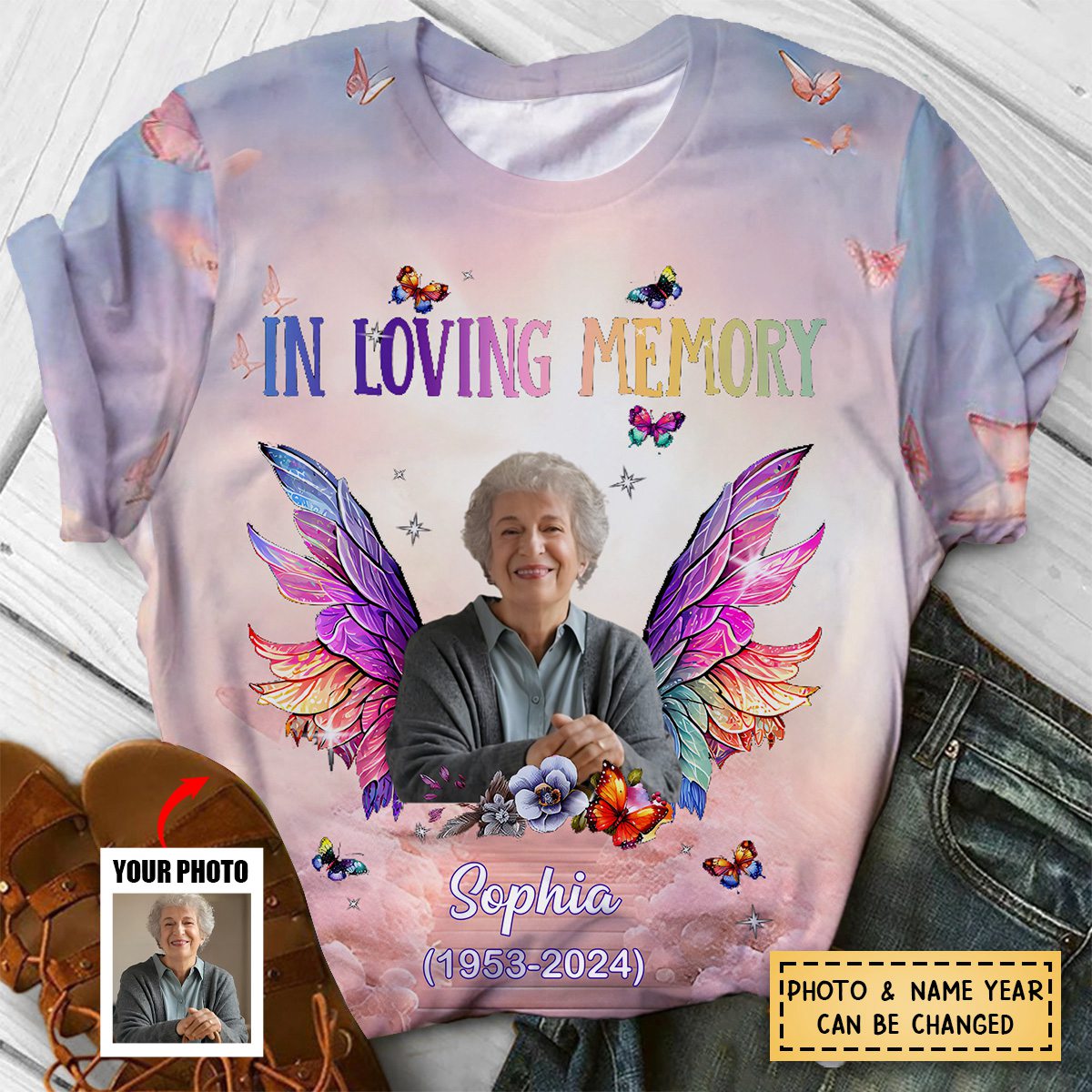 In Loving Memorial - Personalized Memorial Shirt