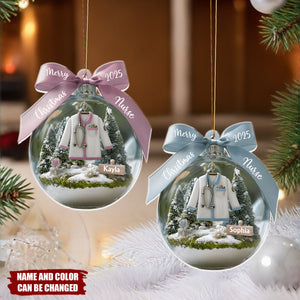 Awesome Nurse - Personalized Christmas Acrylic Ornament