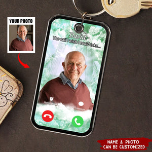 The Call I Wish I Could Take - Personalized Memorial Acrylic Keychain
