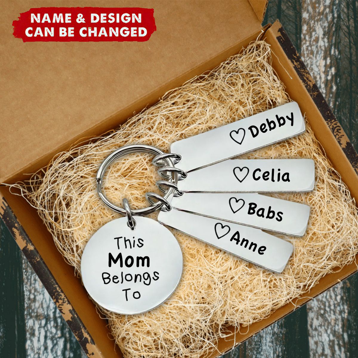 This Nanny Belongs To Keychain Personalized Gift