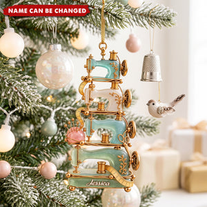 Love Sewing - Personalized Sewing Ornament
