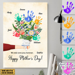 Personalized Gifts For Mom Poster Print We Will Love You Forever Happy Mother's Day
