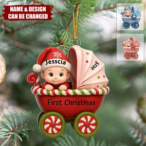 Baby's First Christmas - Personalized Acrylic Ornament