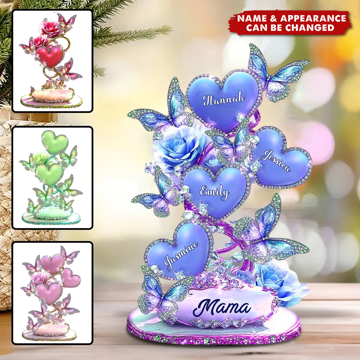 My Sweethearts - Personalized Custom Shaped Acrylic Plaque, Gift For Mom, Grandma