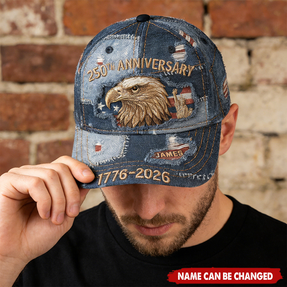 250th Anniversary USA - Personalized Patriot Classic Cap
