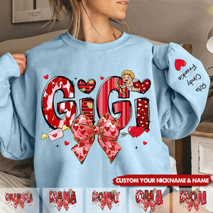 Gigi Mimi Nana Mom Personalized Sweatshirt