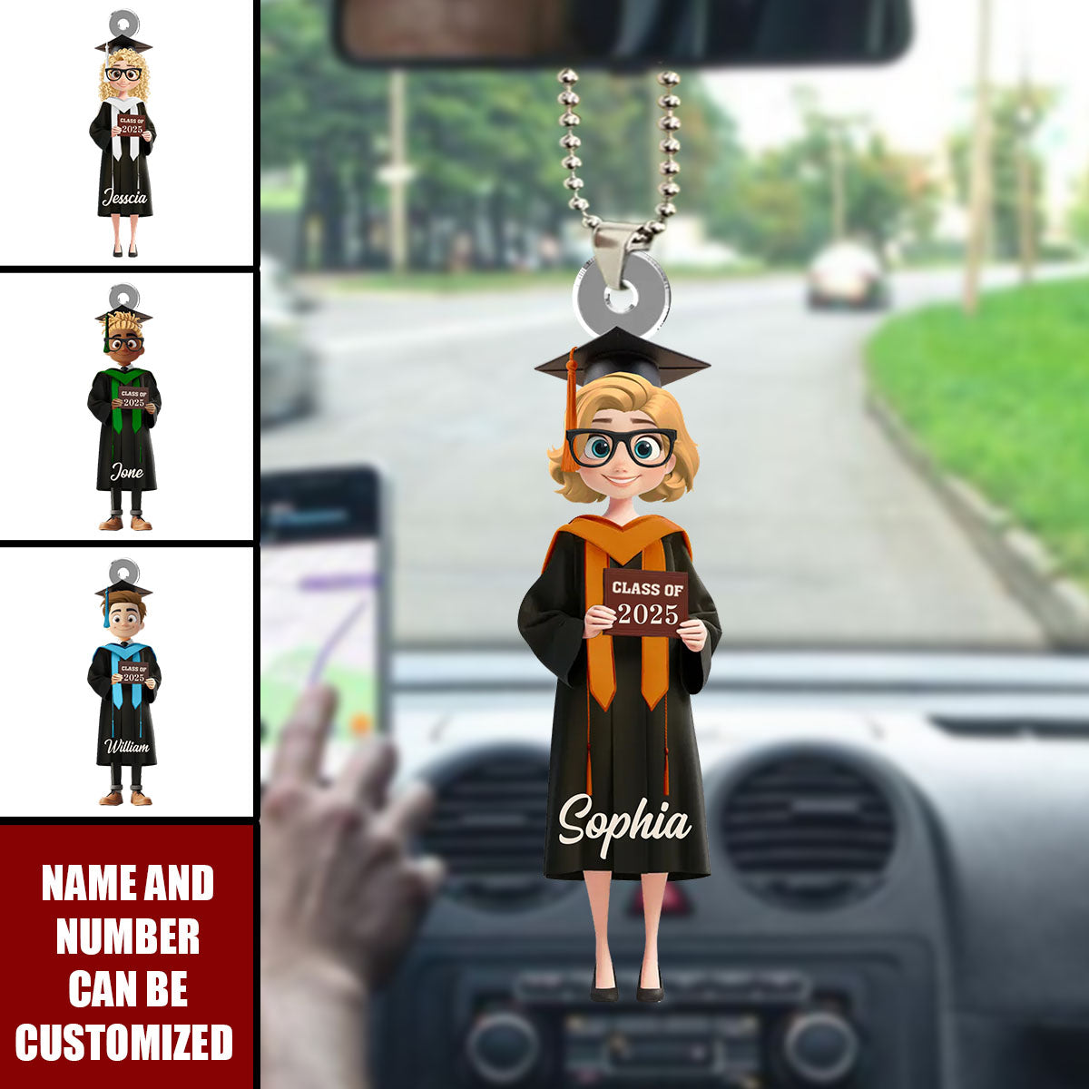 Happy Graduation My Friends - Personalized Custom Acrylic Ornament