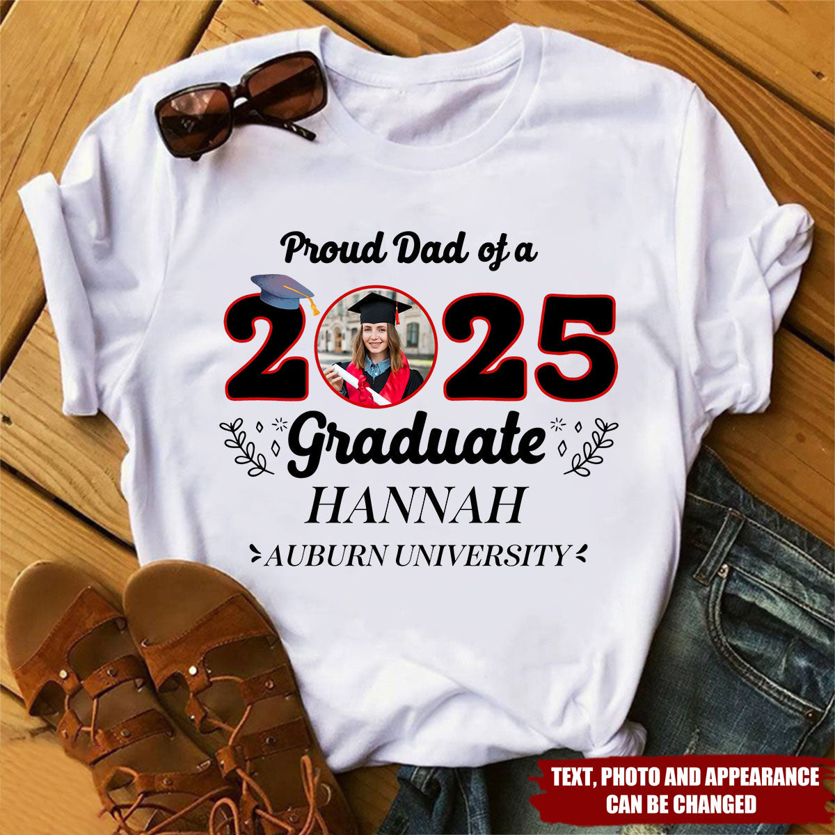 Proud Family Of A 2025 Graduate - Personalized Shirt - Graduation Family Shirt, Grduation Gift