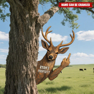 Keep Out Of Hunter's Property - Personalized Metal Sign