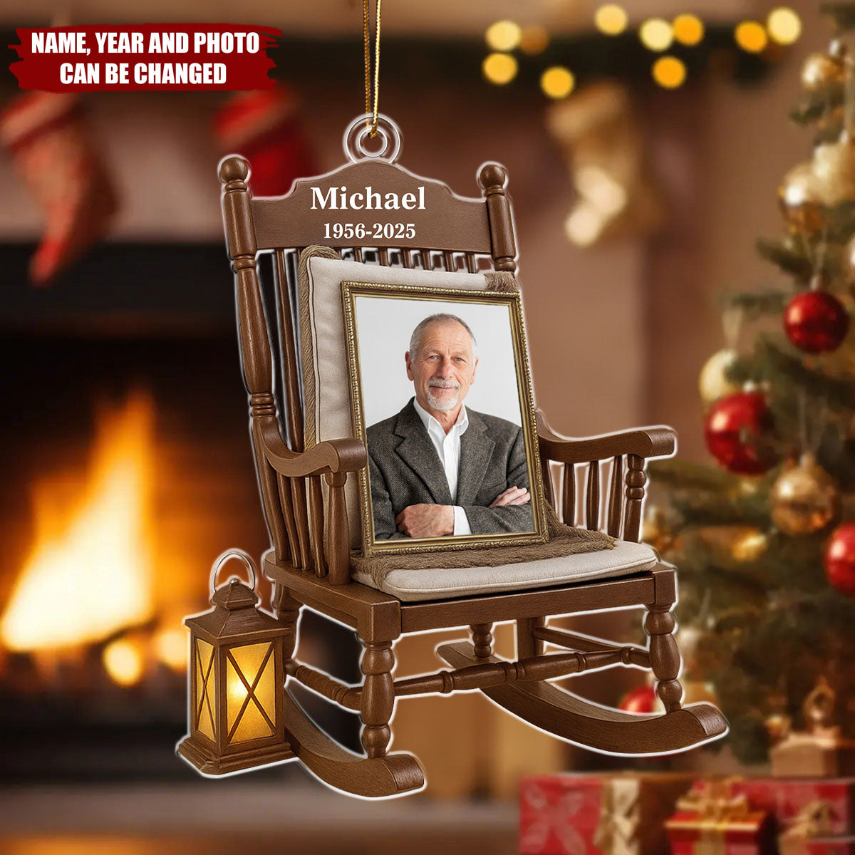 Cherish Every Memory And Love Every Moment - Personalized Christmas Acrylic Ornament