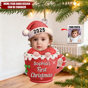 Baby's First Christmas - Personalized Christmas Acrylic Ornament