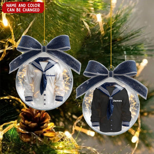 Sailor Uniform - Personalized Christmas Acrylic Ornament