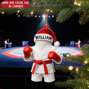 Karate - Personalized Christmas Acrylic Ornament