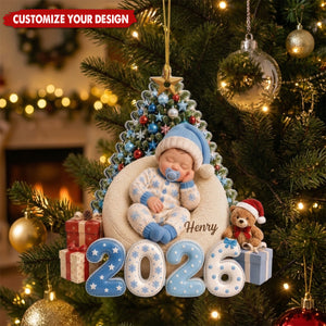 Angel Sleeping - Personalized Acrylic Ornament