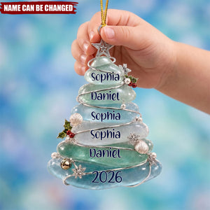 Our Family Tree - Personalized White Acrylic Ornament
