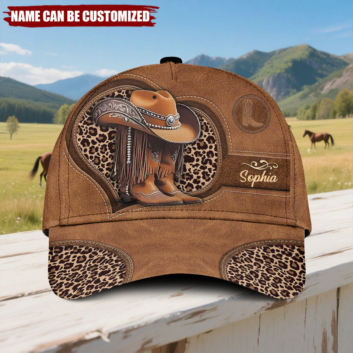 Cowgirl Boots - Personalized Cowgirl Classic Cap