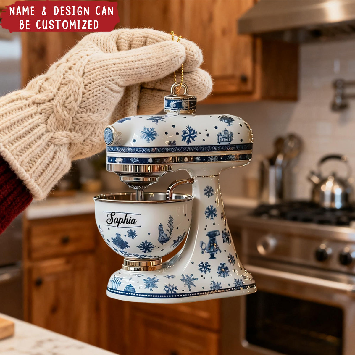 Baking Mixer - Personalized Acrylic Ornament, Christmas Gift For Bakers, Cooking Lovers