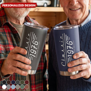 Classic Limited Edition Tumbler - Personalized Gift For For Him, Husband, Dad, Grandpa