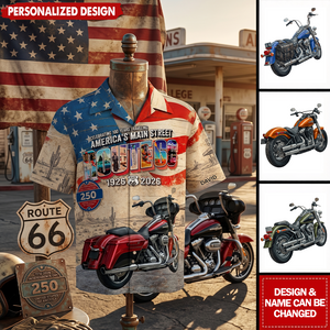 Heritage Road American Route 66 Vintage Hawaiian Shirt - Personalized Gifts For Bikers