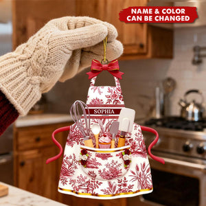 Baking Apron Ornament - Personalized Gifts For Cooking Lovers 