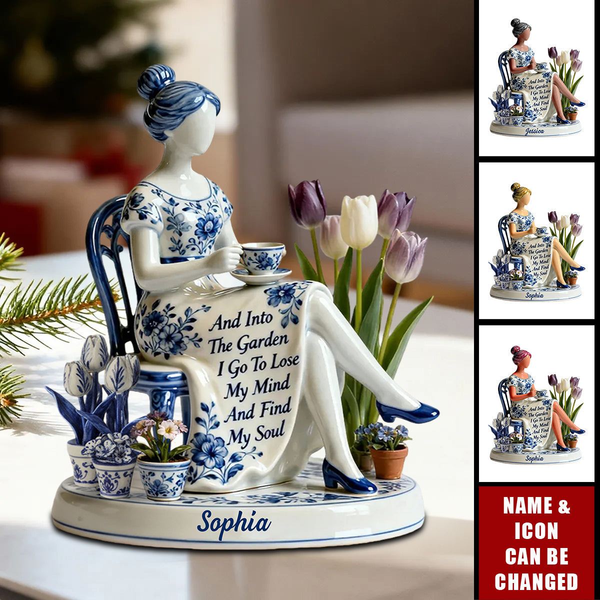 Into The Gardening I Go - Personalized Gardening Shaped Acrylic Plaque